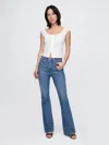 Gap High Rise '70s Flare Jeans In Medium Wash