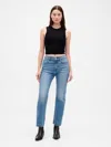 Gap High Rise '90s Straight Crop Jeans