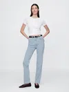 Gap High Rise '90s Straight Jeans In Blue Railroad Stripe