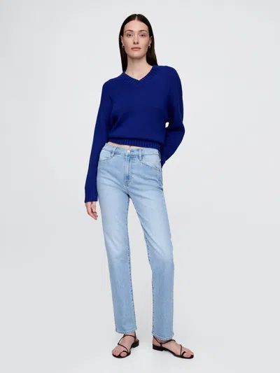 Gap High Rise '90s Straight Jeans In Light Indigo