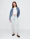 Gap High Rise '90s Straight Jeans In Light Indigo