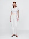 Gap High Rise '90s Straight Jeans In Optic White