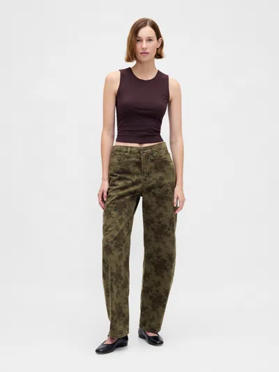 Gap High Rise Barrel Jeans