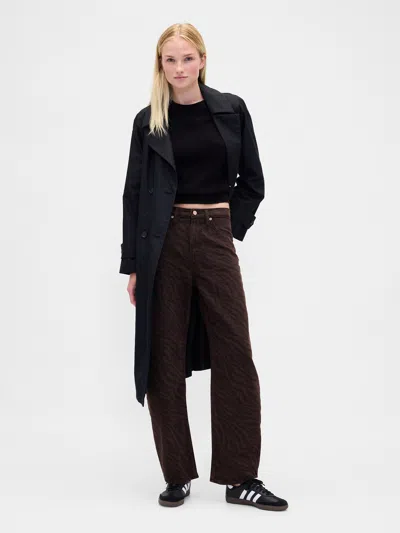 Gap High Rise Barrel Jeans
