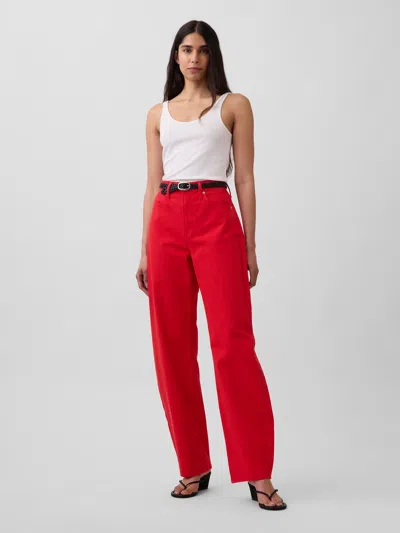 Gap High Rise Barrel Jeans