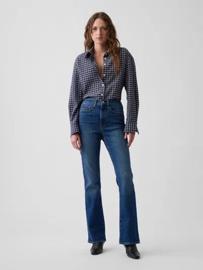 Gap High Rise Boot Jeans In Blue