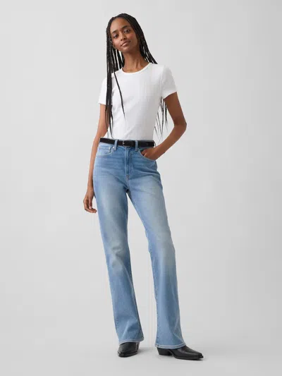 Gap High Rise Boot Jeans In Light Wash