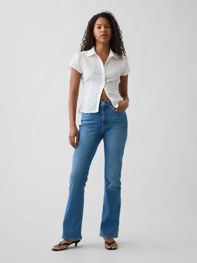 Gap High Rise Boot Jeans In Medium Wash