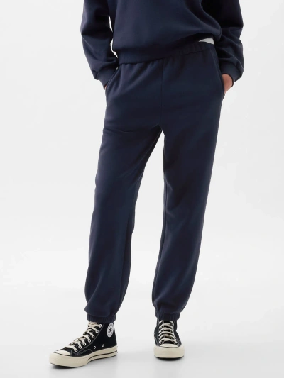 Gap High Rise Boyfriend Joggers In Navy Blue