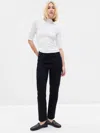 Gap High Rise Cheeky Straight Jeans With Washwell In Black Wash