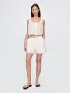 Gap High Rise Eyelet Easy Shorts
