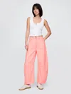 Gap High Rise Horseshoe Jeans In Coral Pink