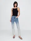 Gap High Rise Ombré '90s Straight Jeans In Blue Ombré
