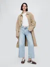 Gap High Rise Stride Wide-leg Ankle Jeans In Light Indigo