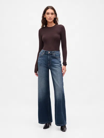 Gap High Rise Stride Wide-leg Jeans