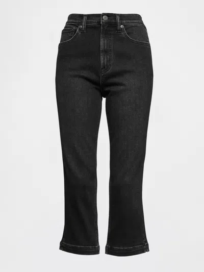 Gap High Rise True Skinny Capri Jeans In Black