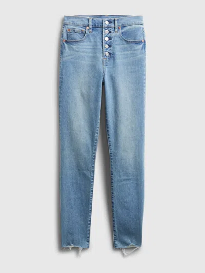 Gap High Rise True Skinny Jeans With Secret Smoothing Pockets In Purple