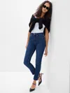 Gap High Rise Vintage Slim Jeans With Washwell In Dark Indigo