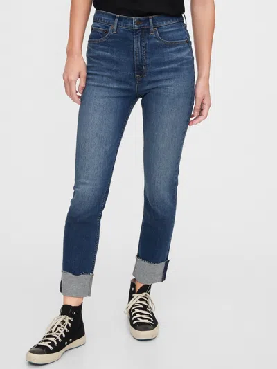 Gap High Rise Vintage Slim Jeans In Purple