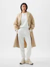 Gap High Rise Boyfriend Joggers In Off White