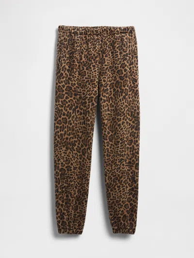 Gap High Rise Vintagesoft Joggers In Animal Print
