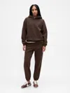 Gap High Rise Vintagesoft Joggers In Brown