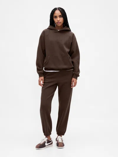 Gap High Rise Vintagesoft Joggers In Brown