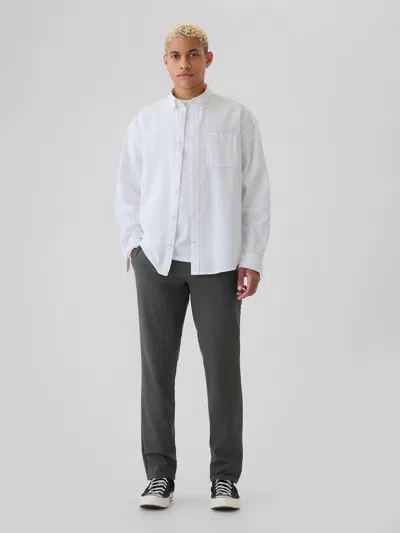 Gap Hybrid Pants In Slim Fit In Soft Black