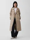 Gap Oversized Trench Coat In Brown