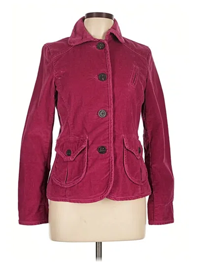 Pre-owned Gap Jacket In Burgundy
