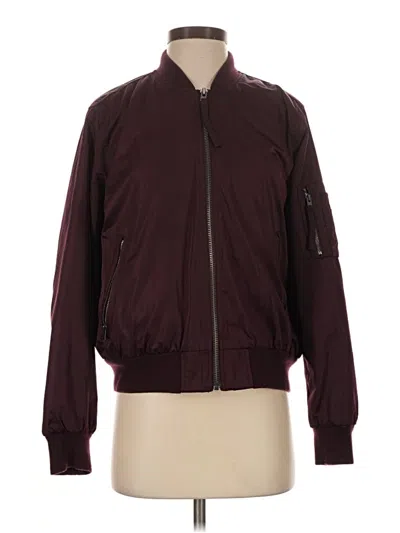 Pre-owned Gap Jacket In Burgundy