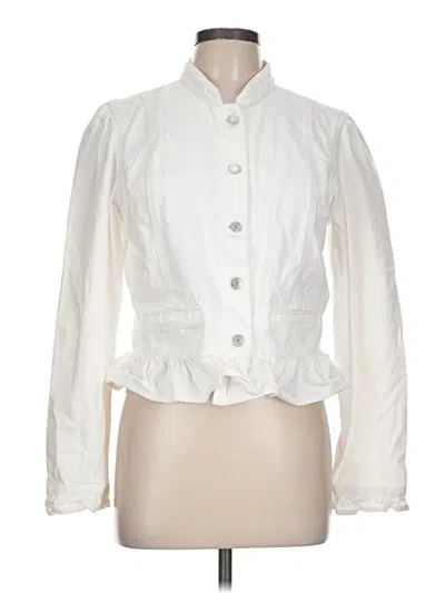 Pre-owned Gap Jacket In White
