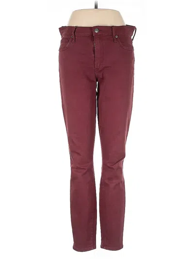 Pre-owned Gap Jeans In Burgundy