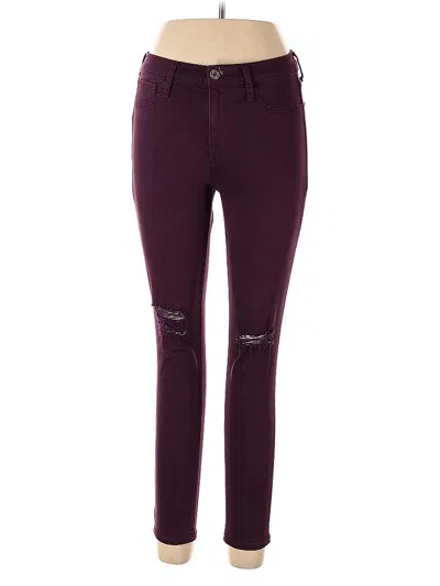 Pre-owned Gap Jeans In Burgundy