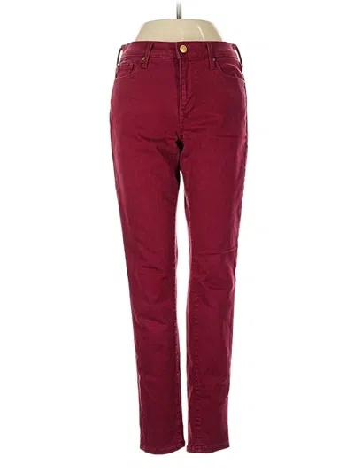 Pre-owned Gap Jeans In Burgundy