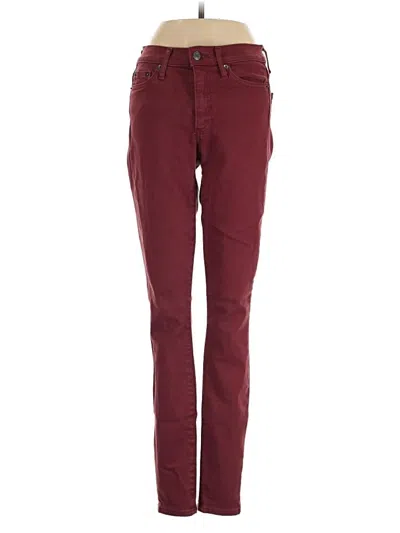 Pre-owned Gap Jeans In Burgundy