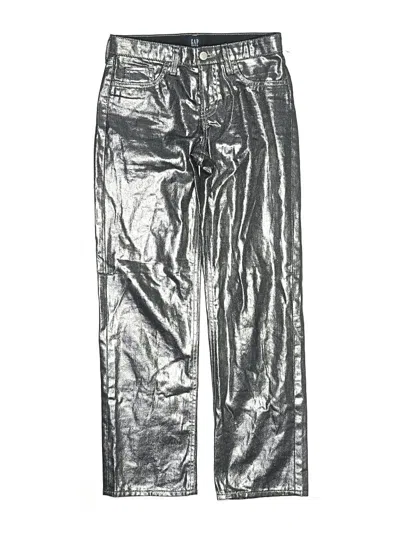 Pre-owned Gap Kids' Jeans In Silver