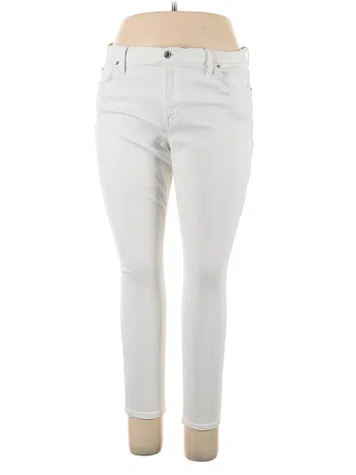 Pre-owned Gap Jeans In White