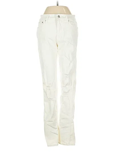 Pre-owned Gap Jeans In White