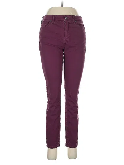 Pre-owned Gap Jeggings In Burgundy