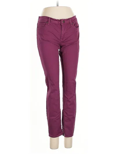 Pre-owned Gap Jeggings In Burgundy