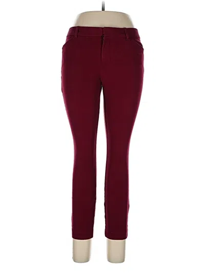 Pre-owned Gap Jeggings In Burgundy