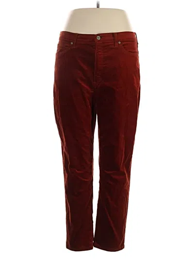 Pre-owned Gap Jeggings In Burgundy