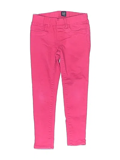 Pre-owned Gap Kids' Jeggings In Pink