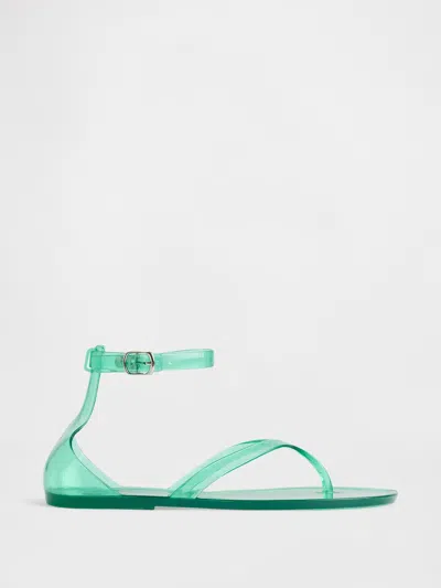 Gap Jelly Thong Sandals In Animal Print