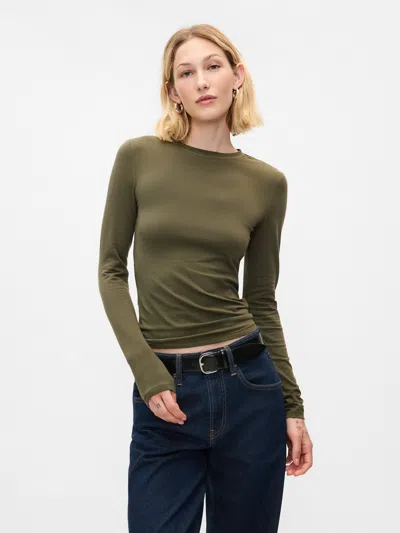 Gap Jersey T-shirt In Olive Green