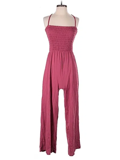 Pre-owned Gap Jumpsuit In Burgundy