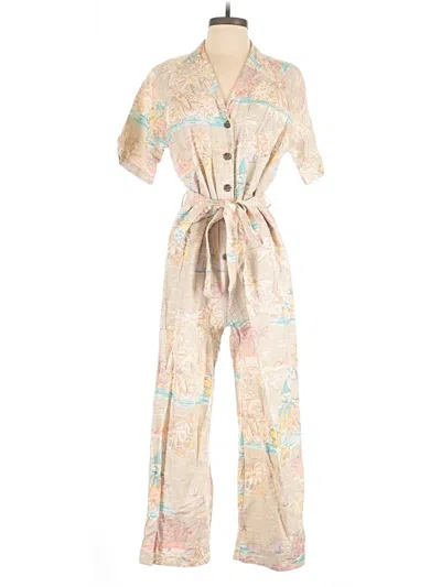 Pre-owned Gap Jumpsuit In Tan