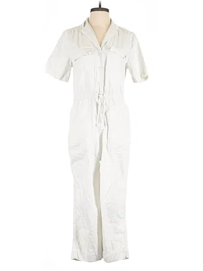 Pre-owned Gap Jumpsuit In White