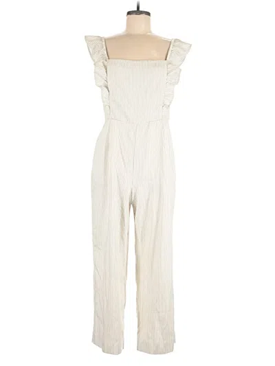 Pre-owned Gap Jumpsuit In White